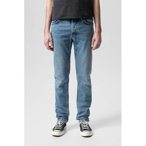 Nudie Jeans slim fit jeans Solid Ollie worn vintage afbeelding