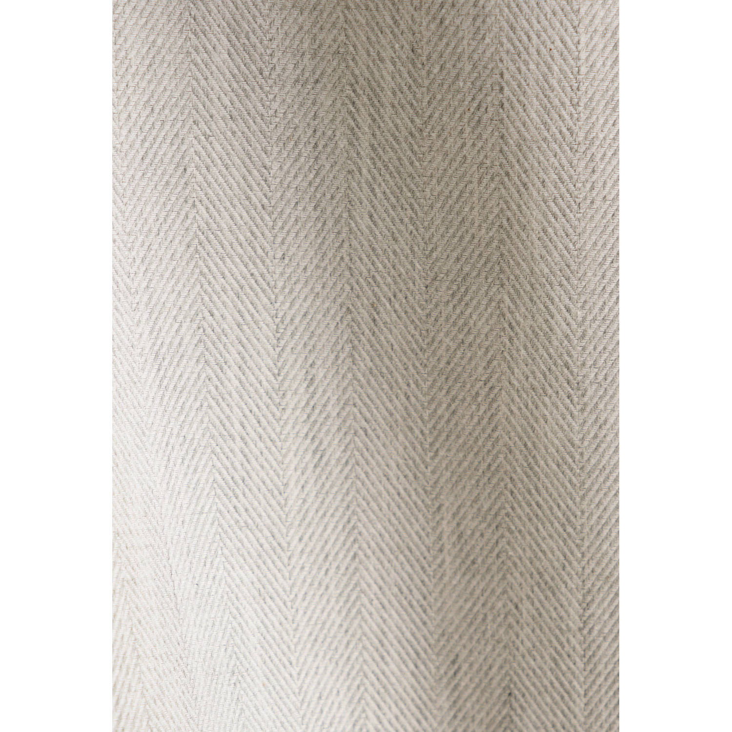 Seidensticker slim fit overhemd met visgraat textuur lichtgrijs