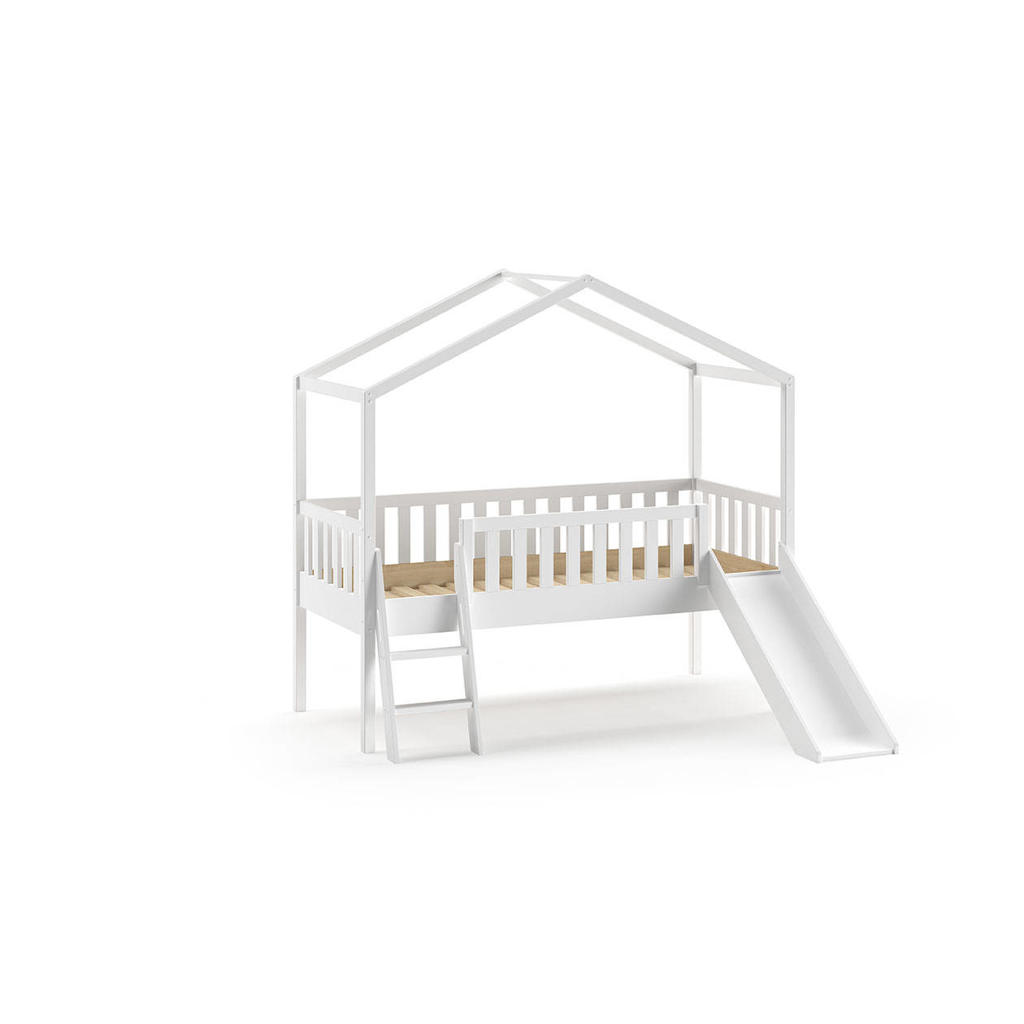 Vipack huisbed met glijbaan Dallas (90x200 cm)
