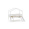 Vipack kinderhuisbed met glijbaan Dallas (90x200 cm)