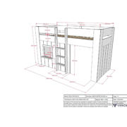 thumbnail: Vipack halfhoogslaper Reno (90x200 cm)
