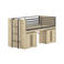 Vipack combi kinderbed Sam (90x200 cm)