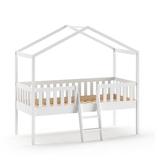 Vipack huisbed met ladder Dallas (90x200 cm) afbeelding
