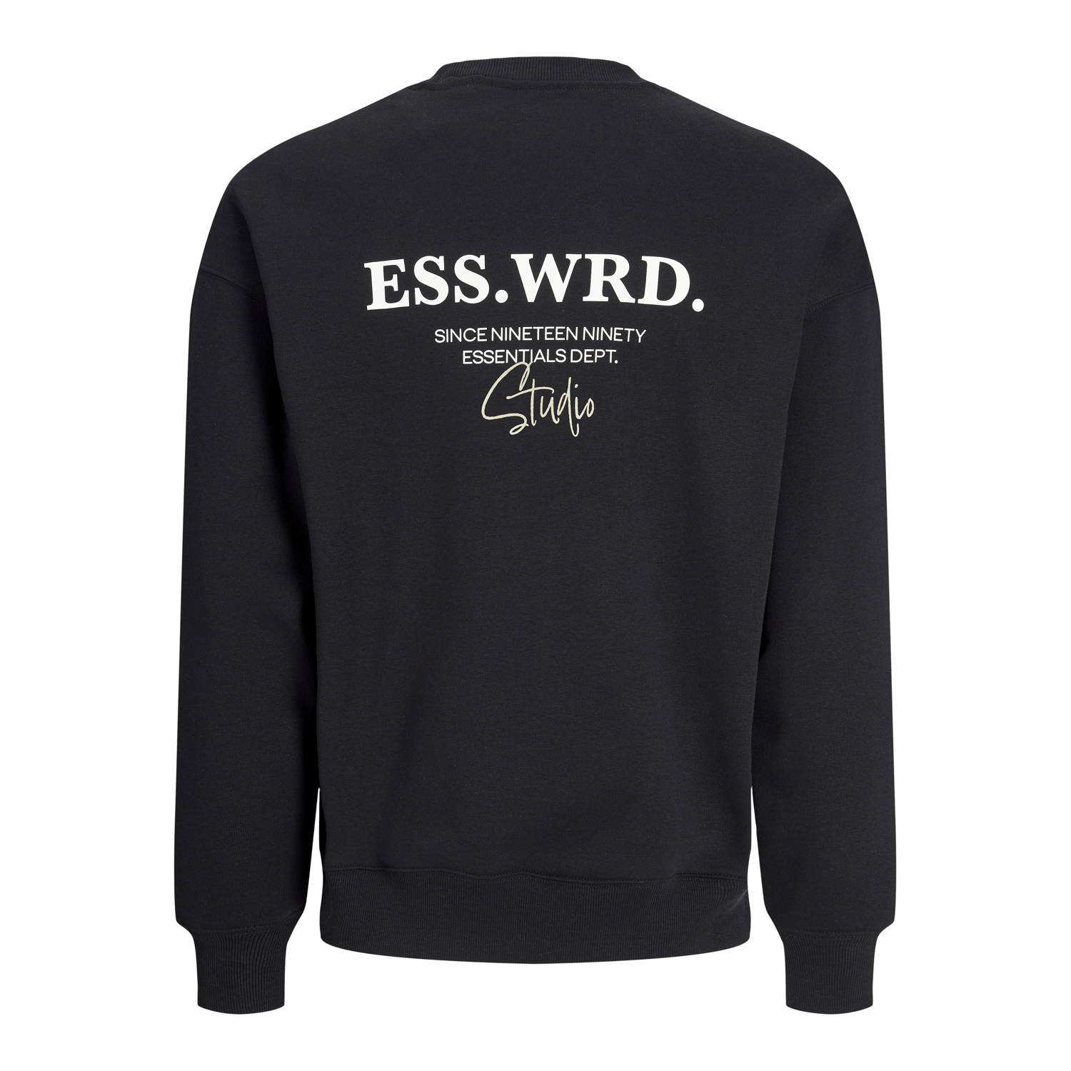 JACK & JONES ESSENTIALS sweater zwart