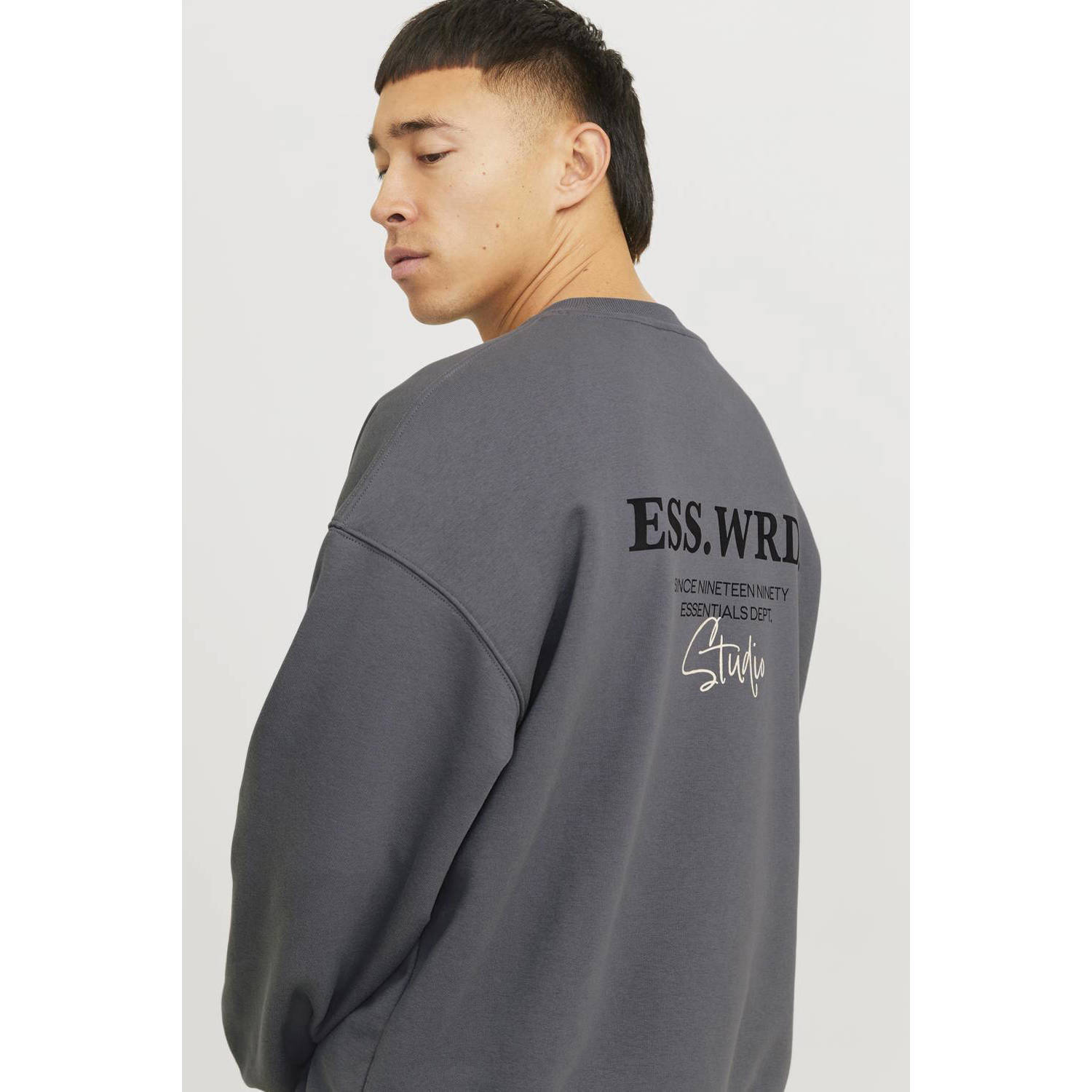 JACK & JONES ESSENTIALS sweater grijs