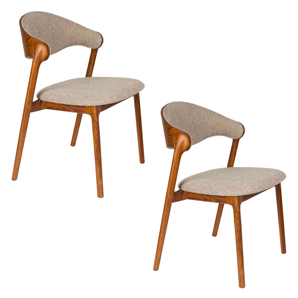 Dutchbone eetkamerstoel (set van 2) Babington
