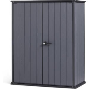 Keter Cortina Alto Tuinkast - 140x73,6x170,4 cm - Grijs