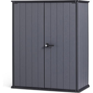 Keter Cortina Alto Tuinkast - 140x73,6x170,4 cm - Grijs