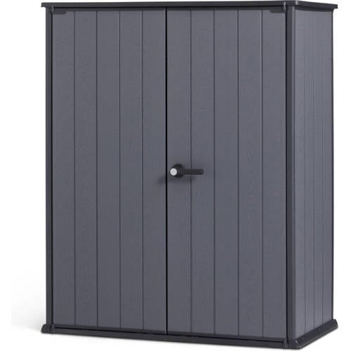 Keter Keter Cortina Alto Tuinkast - 140x73,6x170,4 cm - Grijs afbeelding