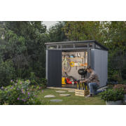 thumbnail: Keter Artisan 97 Tuinhuis - 277x218x226 cm - Grijsbruin