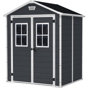 Manor 65 Tuinhuis - 185x152x226 cm - Antraciet
