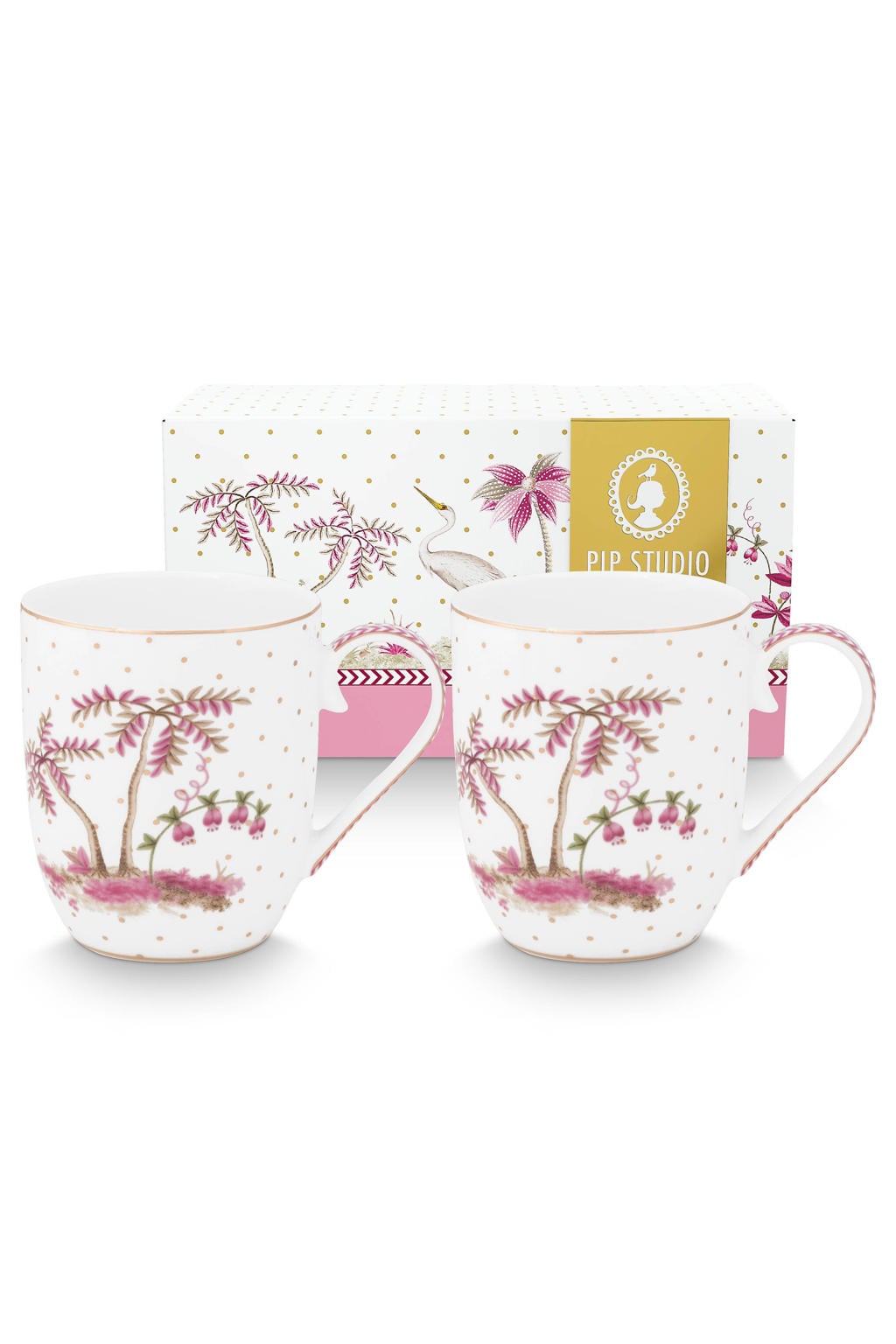 Pip Studio mok Jolie (145 ml) (set van 2)