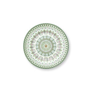 gebaksbord Lily&Lotus (groen) (17 cm)