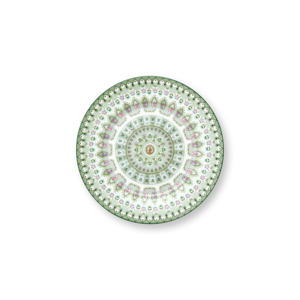 gebaksbord Lily&Lotus (groen) (17 cm)