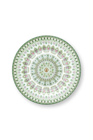 gebaksbord Lily&Lotus (groen) (17 cm)