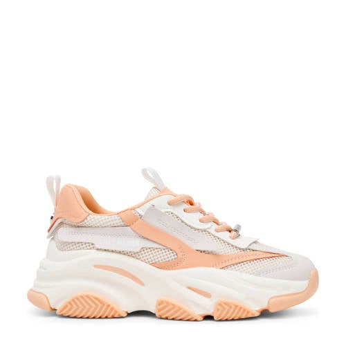 Steve Madden Possession-E chunky sneakers zalm/zilver afbeelding