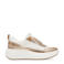 Steve Madden Doubletake  leren sneakers wit/goud