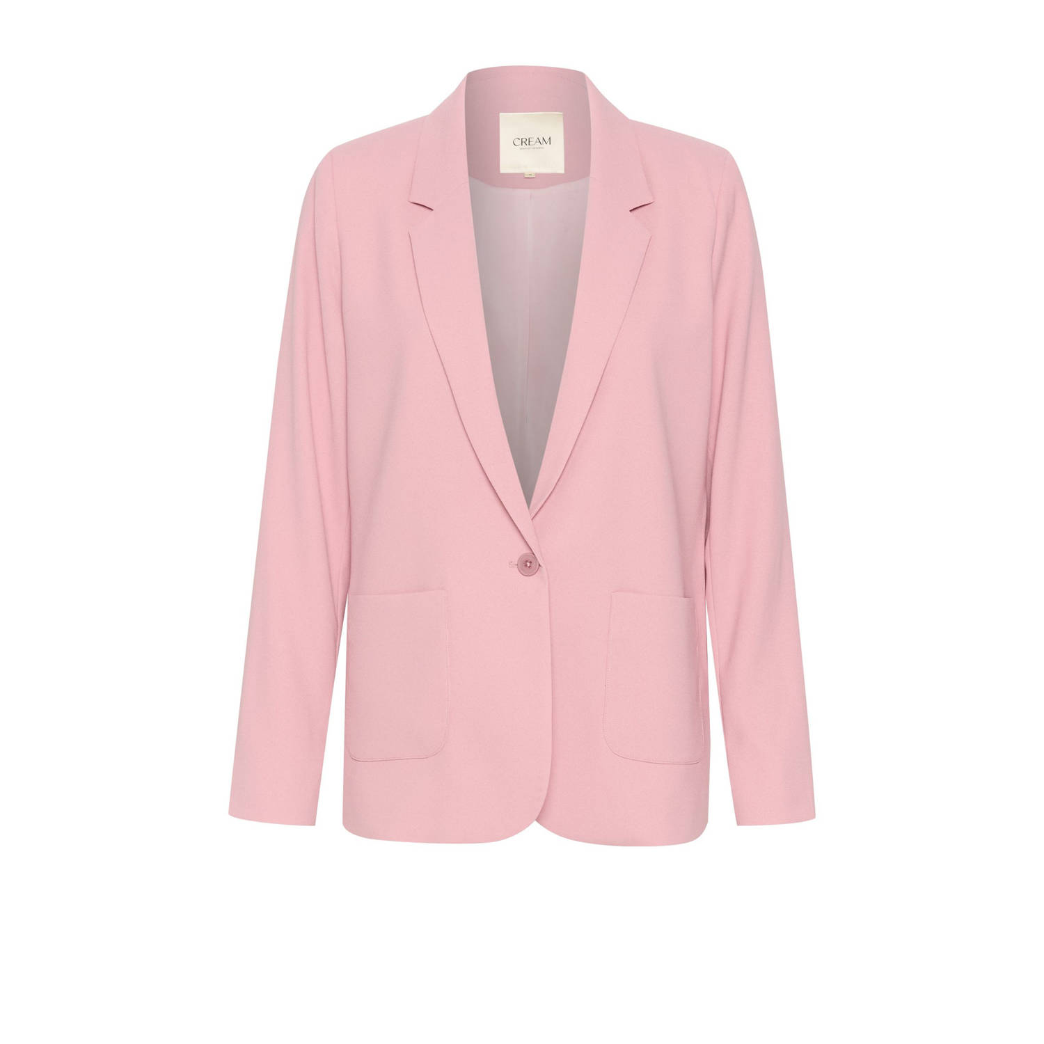 Cream rechtvallende blazer CRCocamia roze