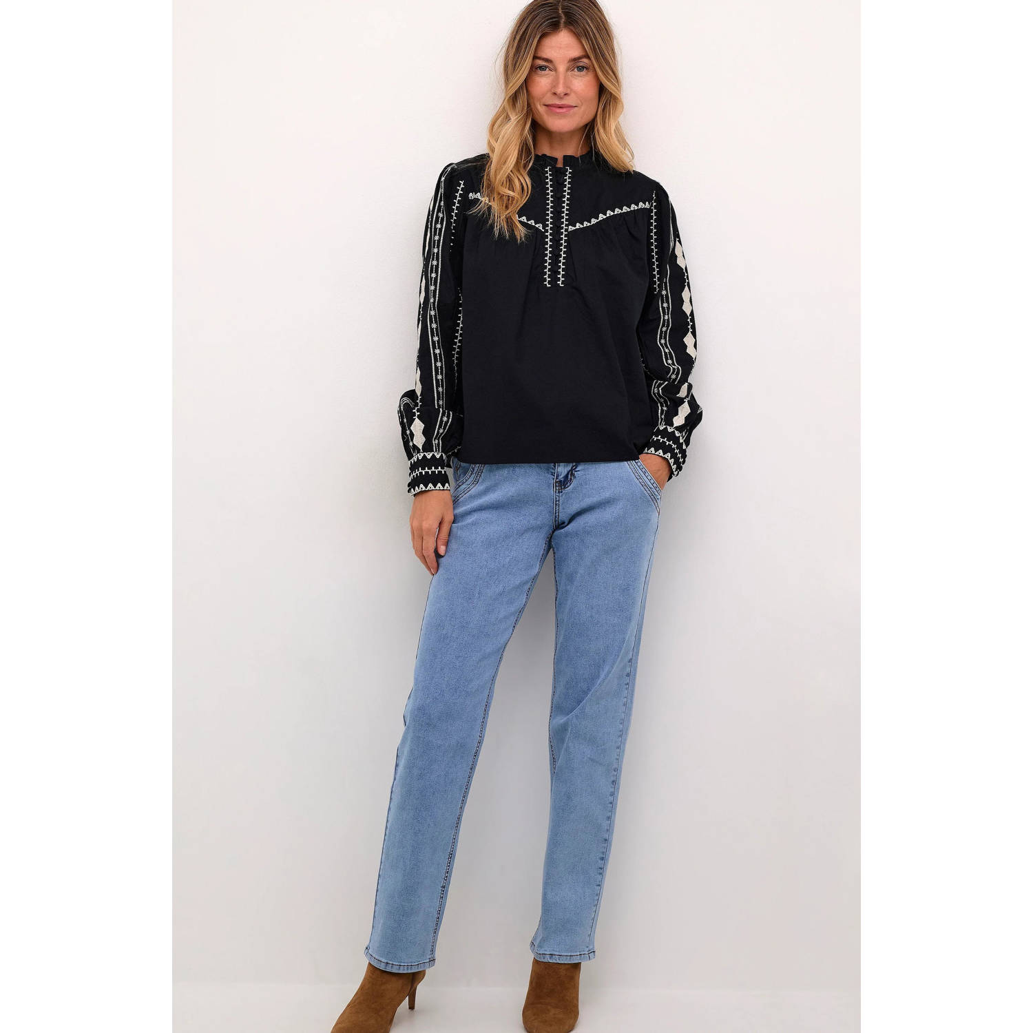 Cream top CRGwen zwart