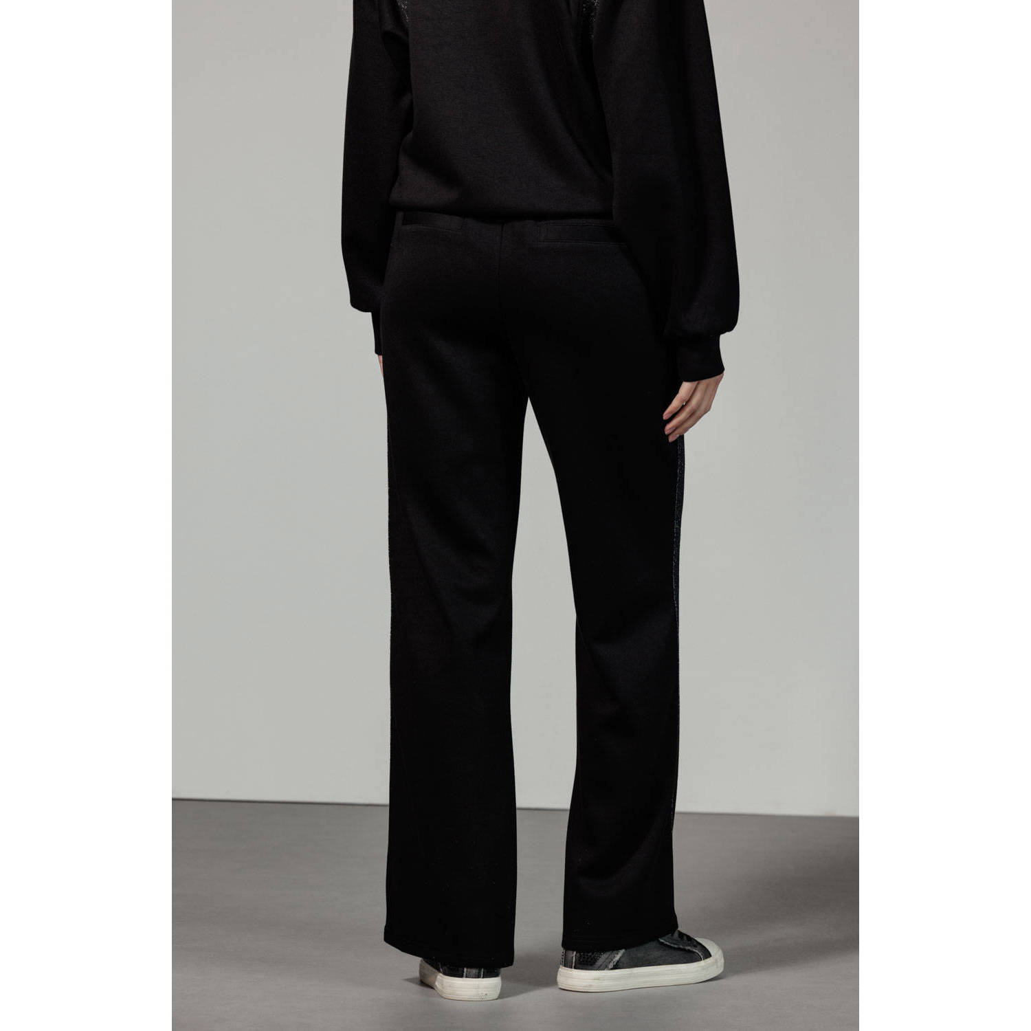 Tramontana flared broek zwart