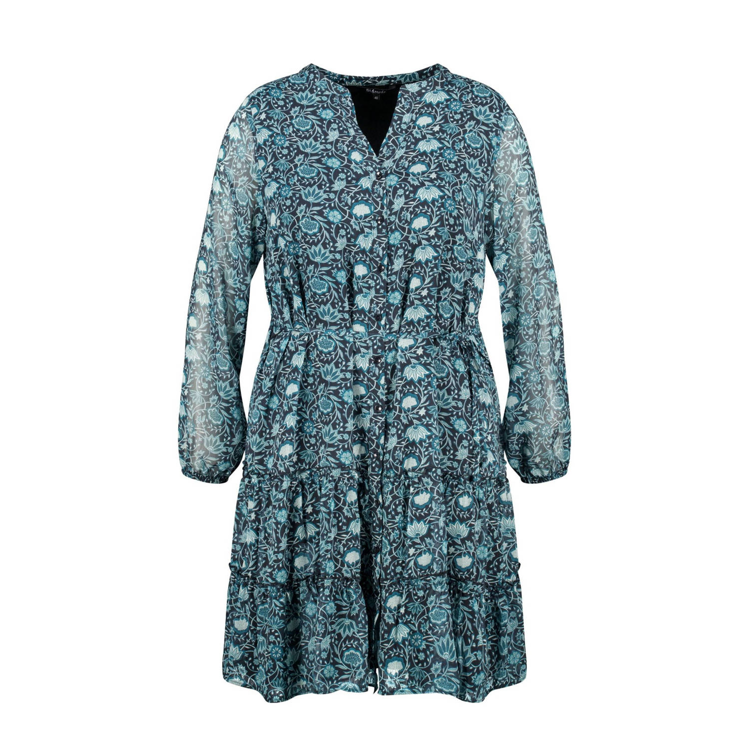MS Mode blousejurk blauw