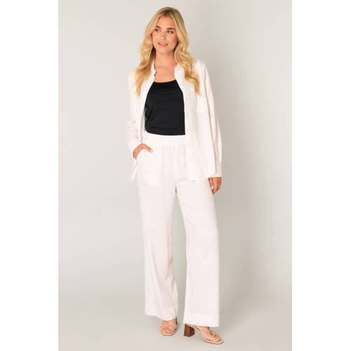 Base Level blouse ecru afbeelding