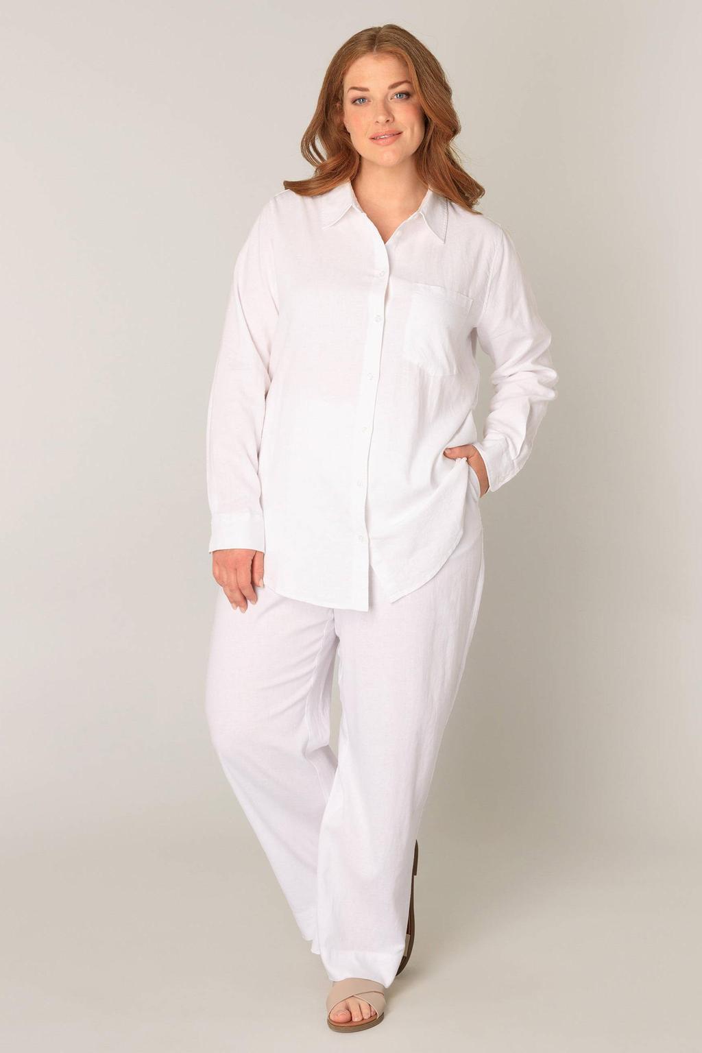 Base Level Curvy blouse ecru