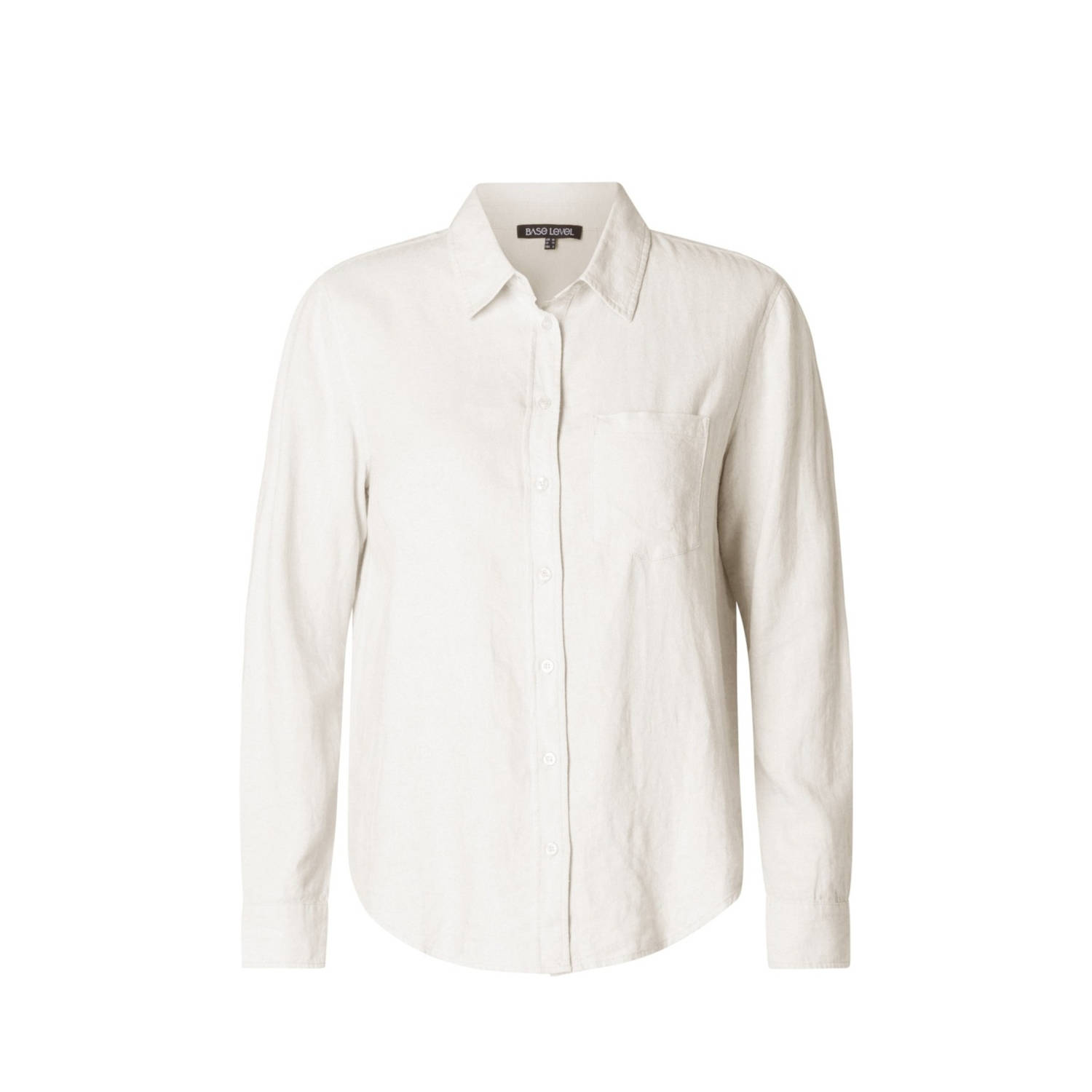 Base Level Curvy Blouse met lange mouwen Yaella