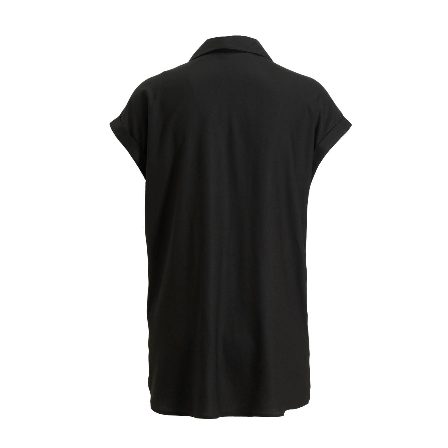 Imagine blouse met korte mouwen zwart