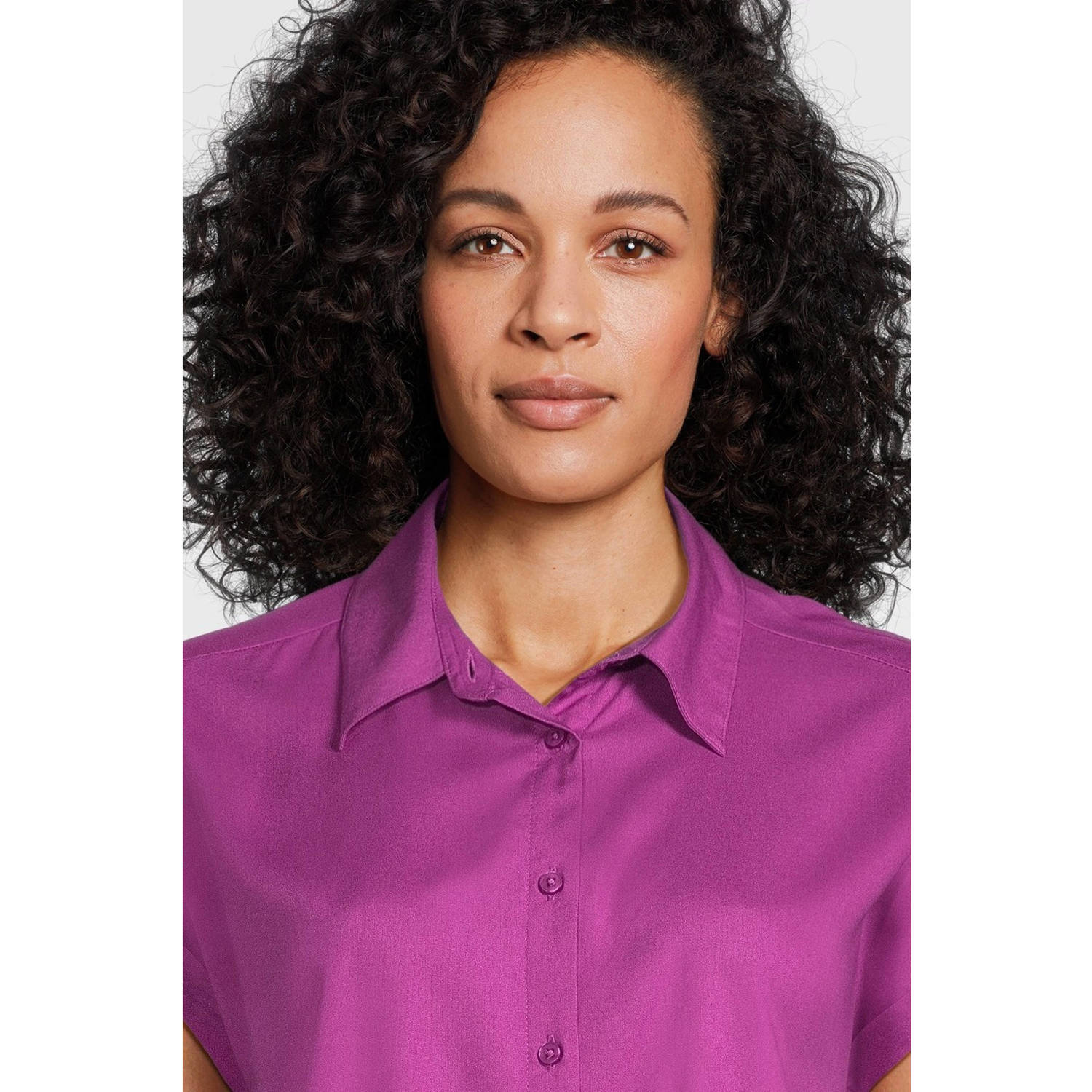Imagine blouse met korte mouwen roze
