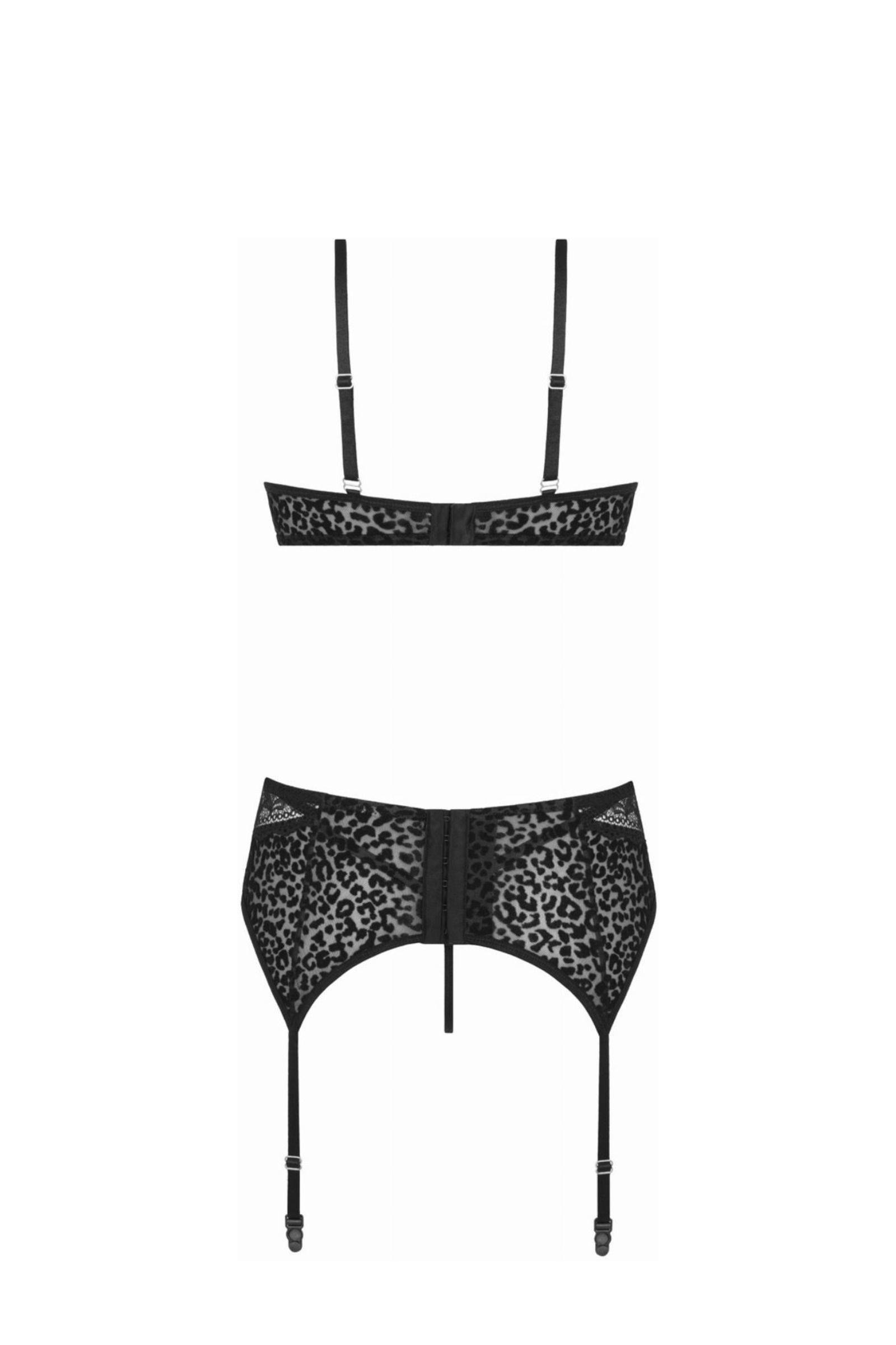 Christine le Duc 3-delige lingerieset Sanne zwart | wehkamp