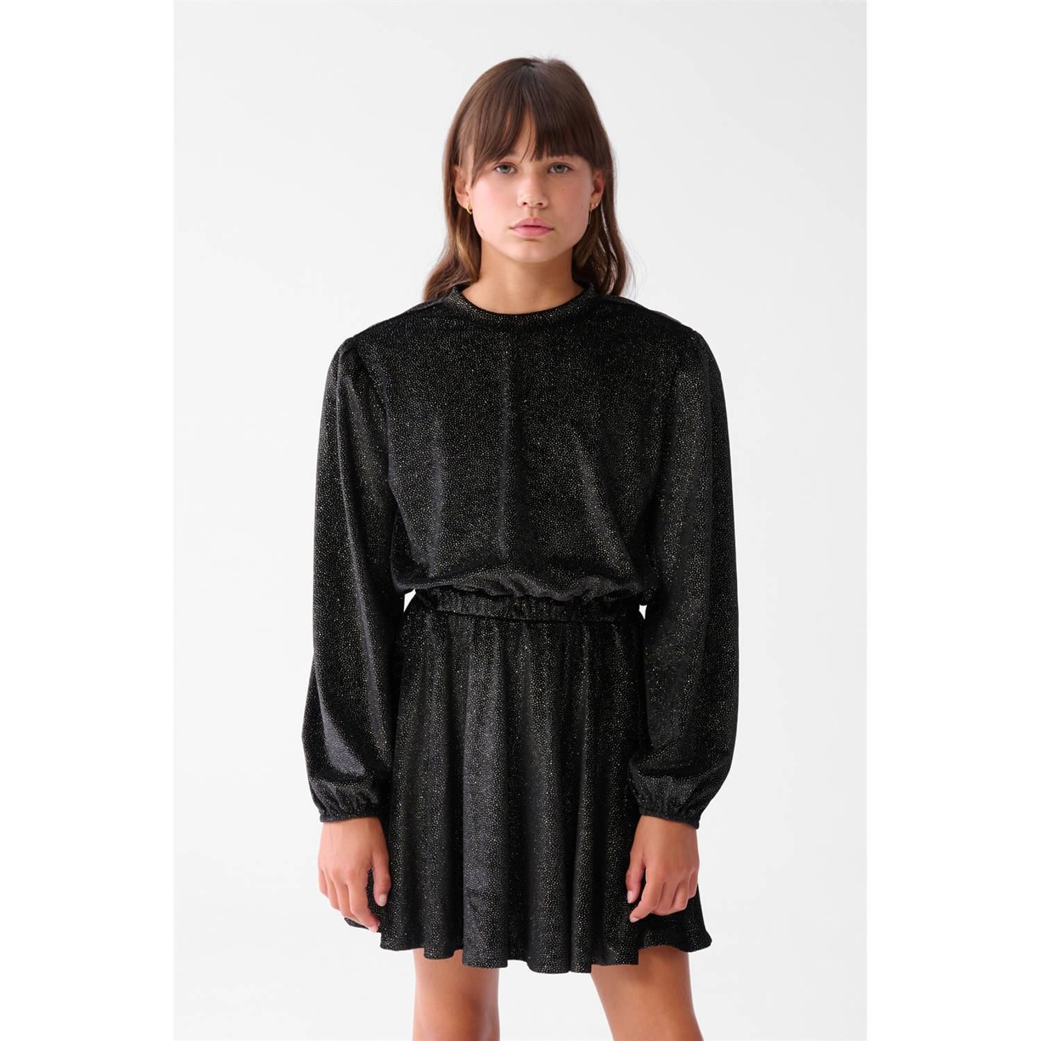 Shoeby korte jurk glitter zwart