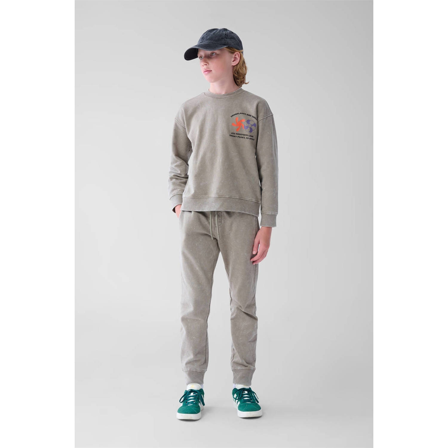 Shoeby regular casual broek taupe