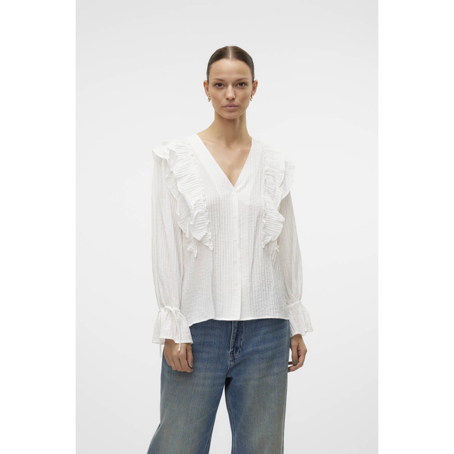 VERO MODA blouse VMKAUSA ecru