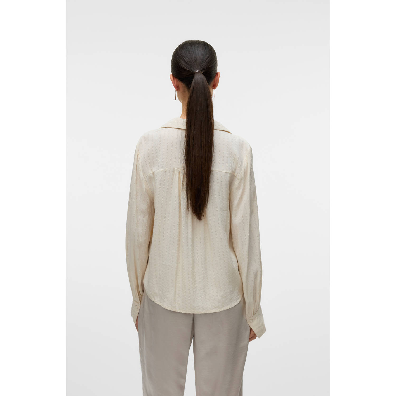 VERO MODA blouse VMVIOLET ecru