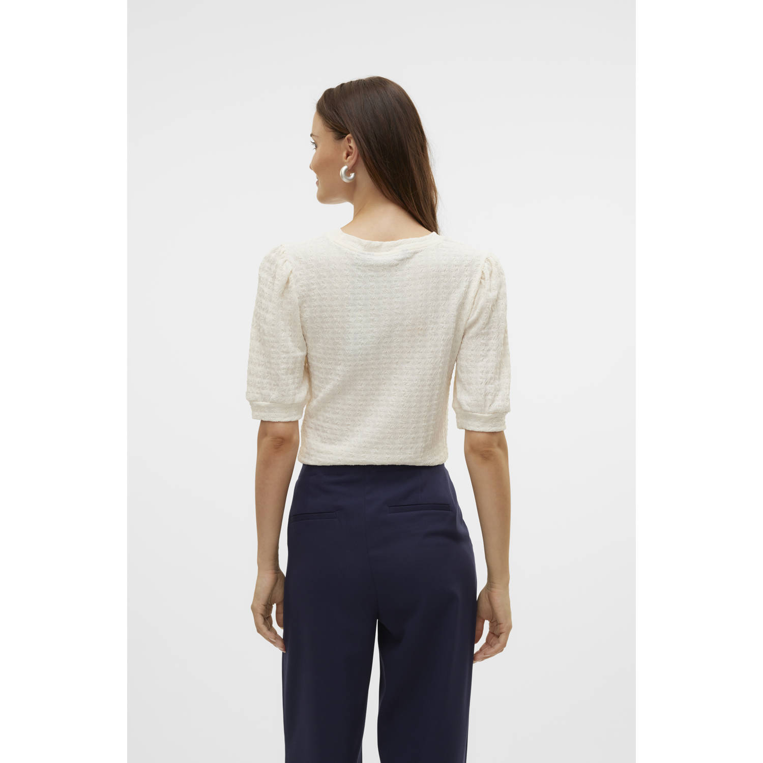 VERO MODA top VMIDA ecru