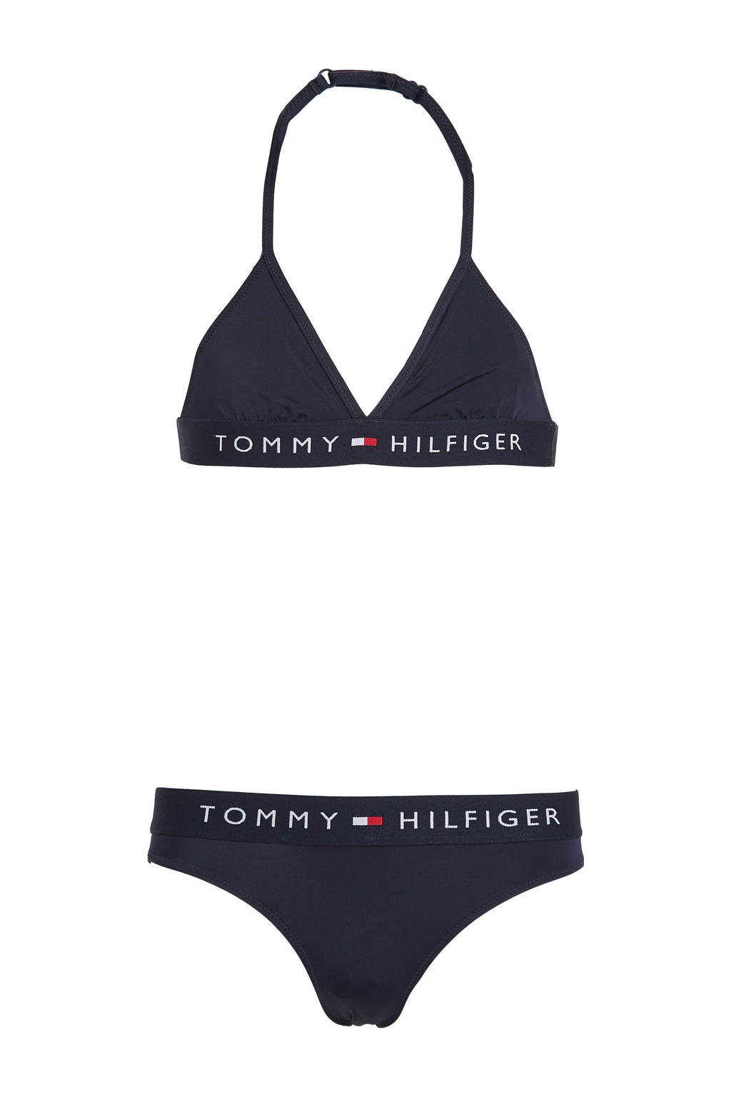 Tommy Hilfiger triangel bikini donkerblauw