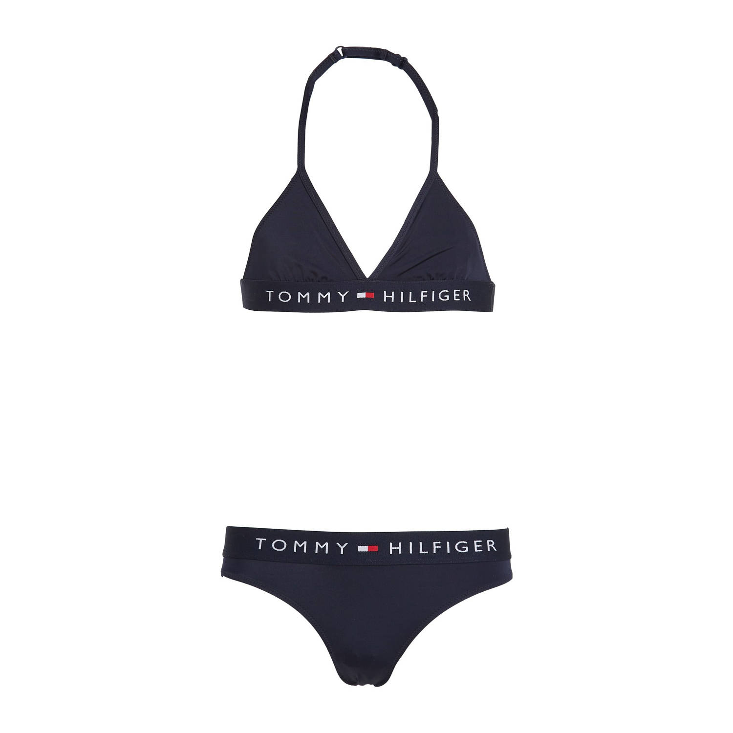 Tommy Hilfiger triangel bikini donkerblauw