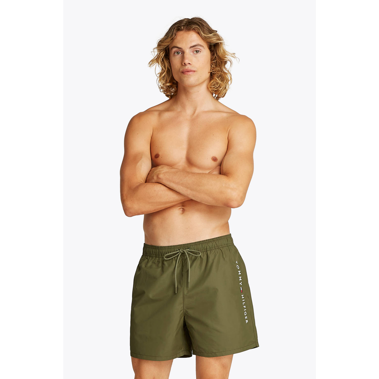 Tommy Hilfiger zwemshort donkergroen