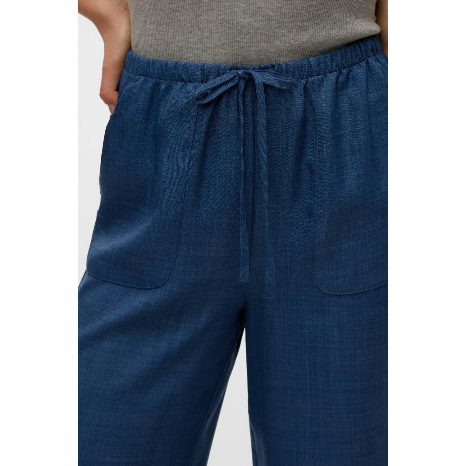 VERO MODA high waist wide leg broek VMMELANEY