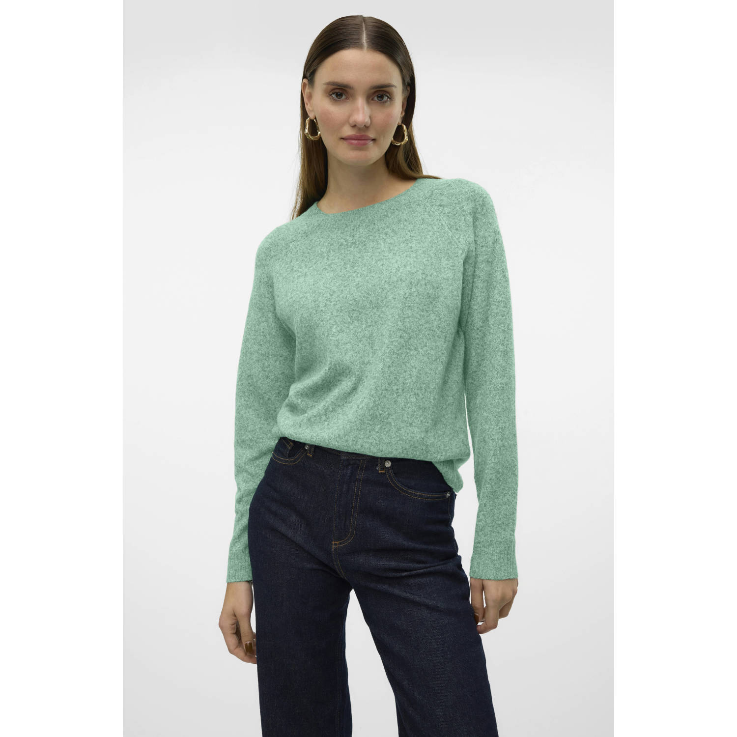 Vero Moda Trui met ronde hals VMDOFFY LS O-NECK BLOUSE GA NOOS