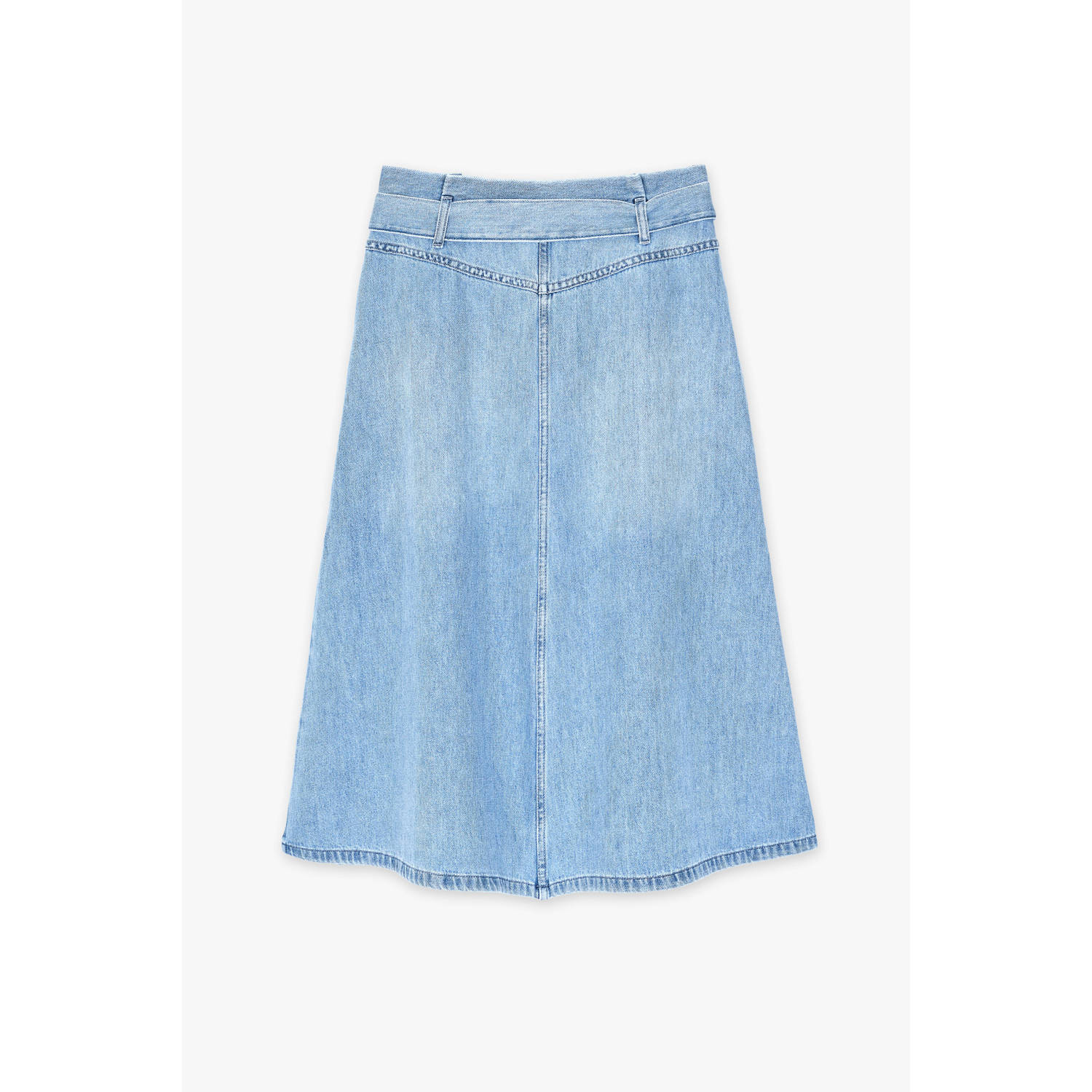 CKS spijkerrok light blue denim