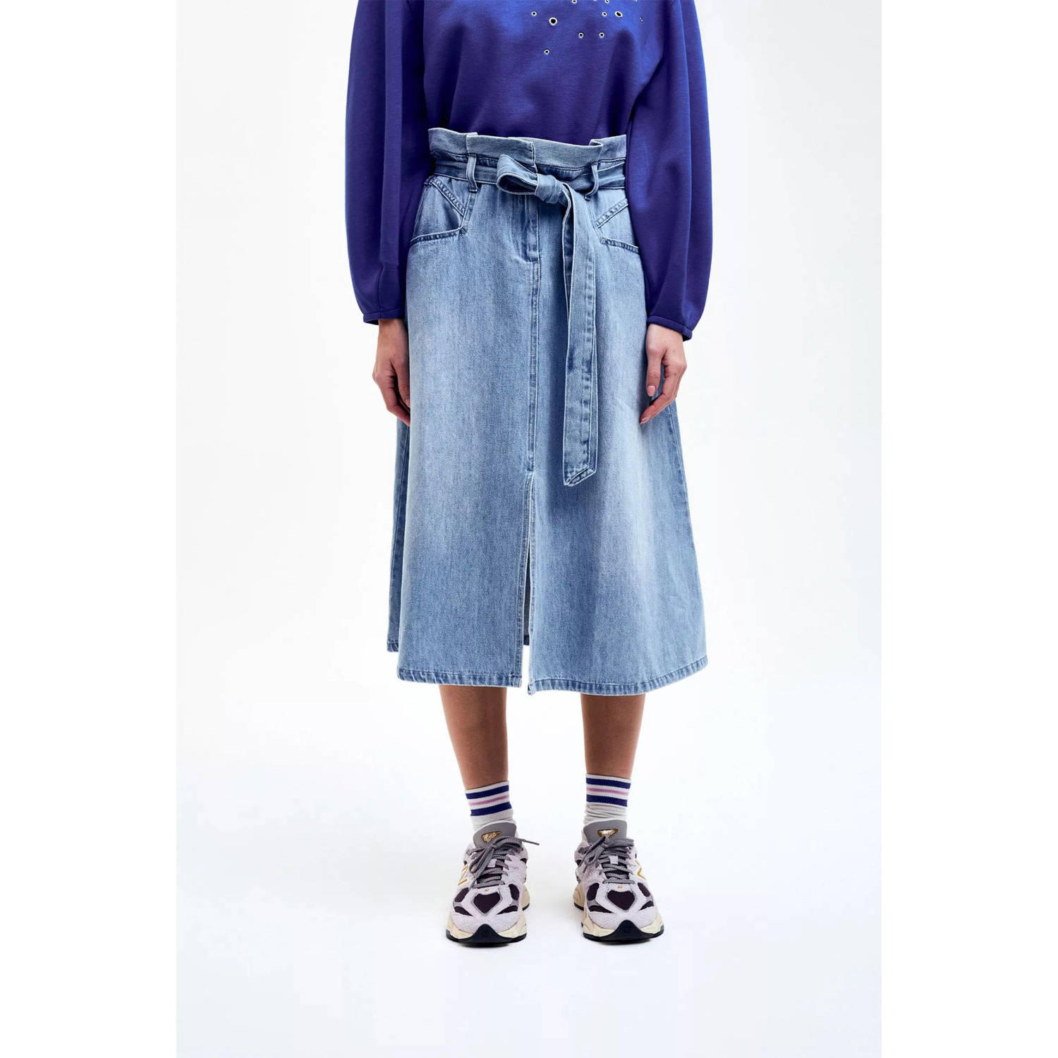 CKS spijkerrok light blue denim