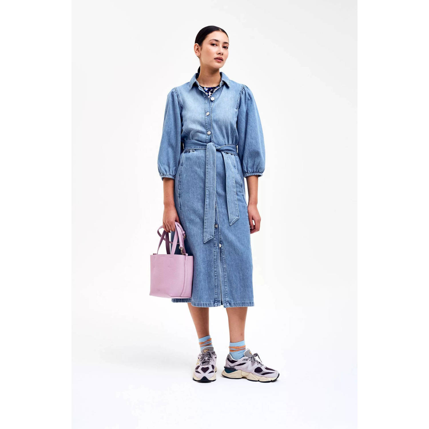 CKS spijkerjurk light blue denim