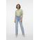 VERO MODA high waist straight leg jeans VMTESSA light blue denim