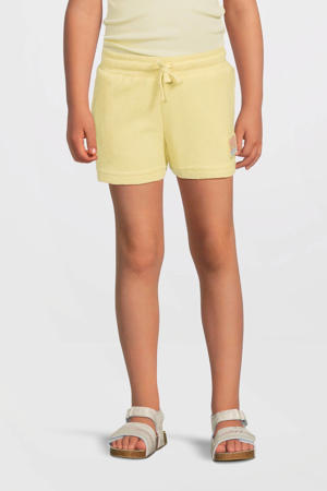 short van badstof geel
