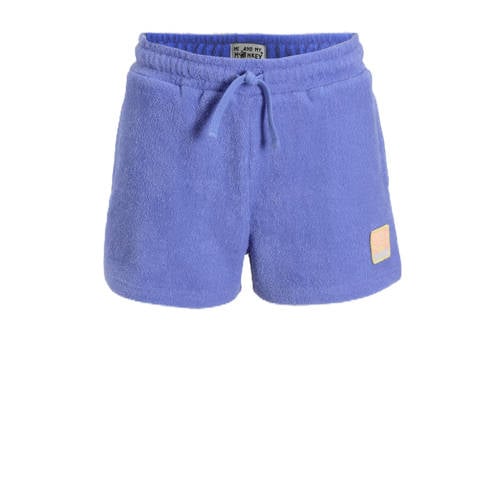 Me & My Monkey short van badstof paars afbeelding