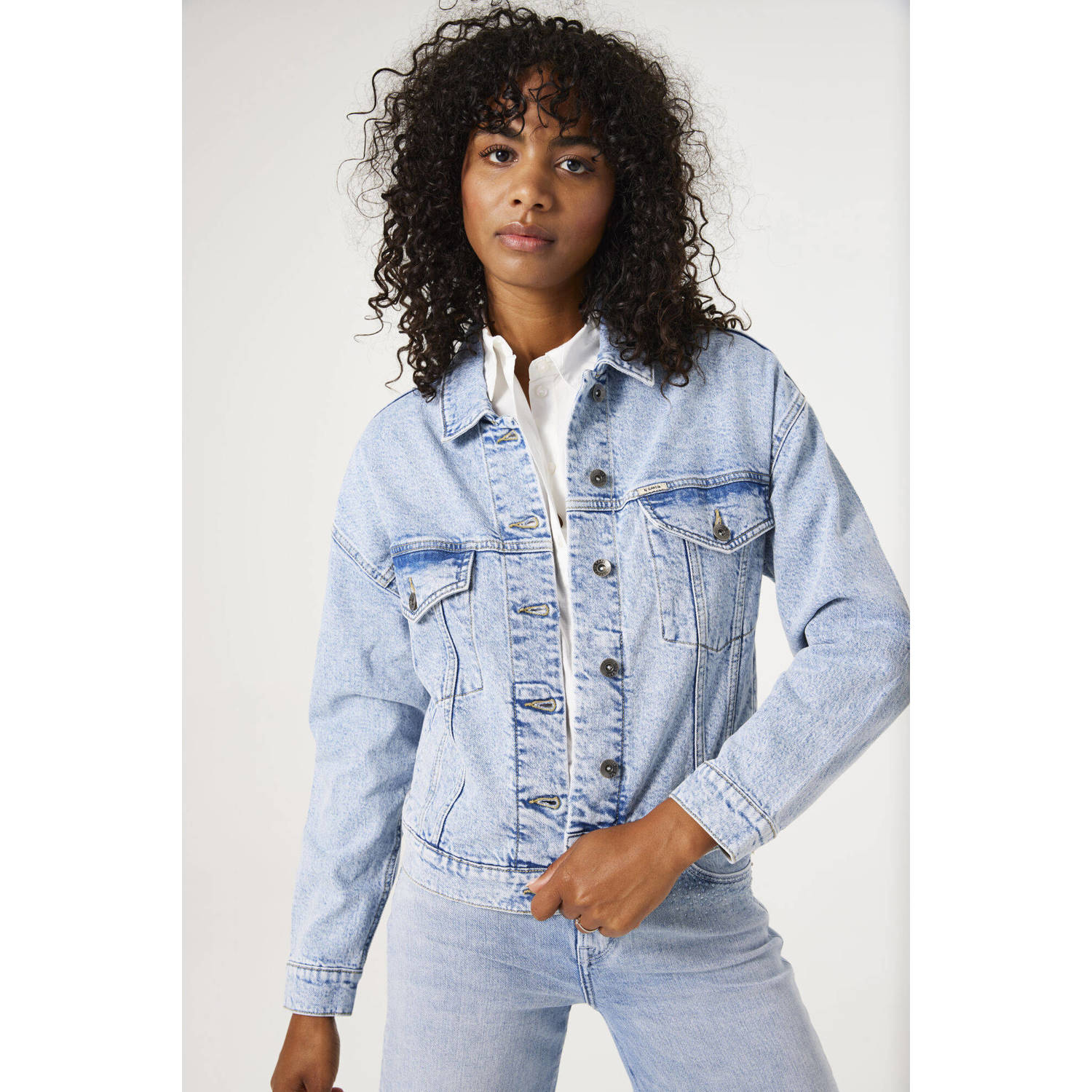 Garcia spijkerjas light blue denim