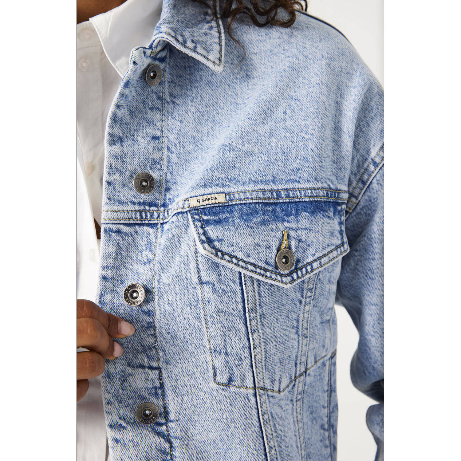 Garcia spijkerjas light blue denim