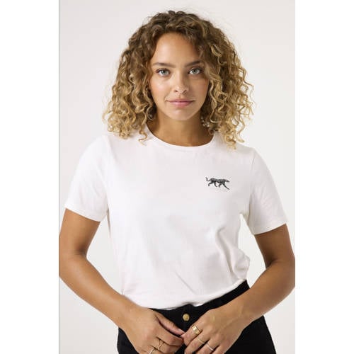 Garcia T-shirt wit afbeelding
